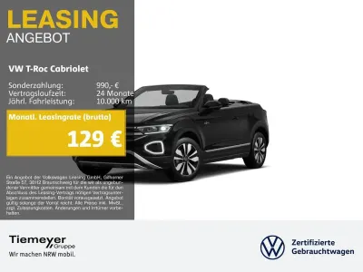Gebraucht VW T-Roc Cabriolet Goal 116 PS (85 kW) 2025 Schwarz Cabrio