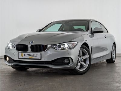 gebraucht BMW 420 420 i LEDER+NAVI+TEMP+RFK+SHZ+GSD+XENON Navi/Autom.