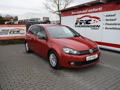 Gebraucht VW Golf VI Highline 122 PS (89 kW) 2009 Rot Kleinwagen