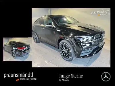 Gebraucht Mercedes GLE400 AMG 330 PS (242 kW) 2021 Unilack schwarz Coupé