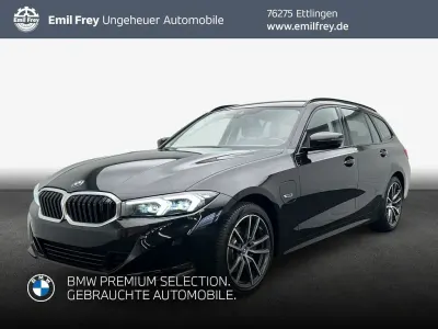 Brugt BMW 320e Sport Line 163 HK (119 kW) 2022 Sort Stationcar