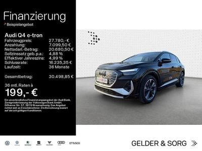 Gebraucht Audi Q4 e-tron S-Line 125 kW (170 PS) 2022 Mythosschwarz metallic SUV