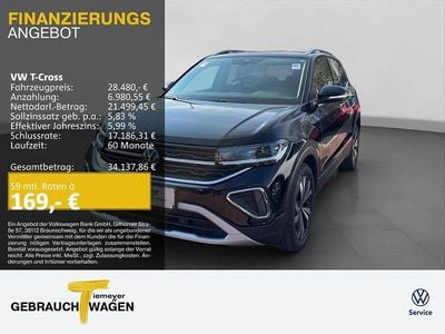 Nuova VW T-Cross Style 116 CV (85 kW) 2026 Nero SUV