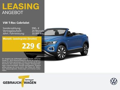 Usata VW T-Roc Cabriolet Goal 116 CV (85 kW) 2025 Blu Cabrio