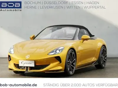Nowe MG Cyberster 375 kW (510 KM) 2026 Żółty Kabriolet