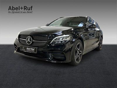 Unilack schwarz Gebraucht 2019 Mercedes C220 AMG Kombi | 28.989 € (Etwas zu teuer)