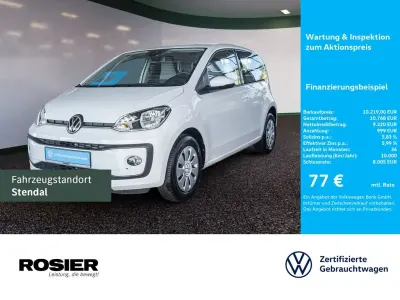 Gebraucht VW up! 68 PS (50 kW) 2021 Weiß Kleinwagen