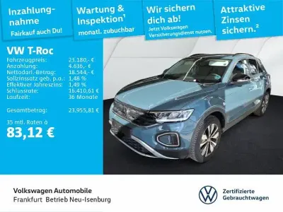 Gebraucht VW T-Roc Goal 116 PS (85 kW) 2025 Blau SUV