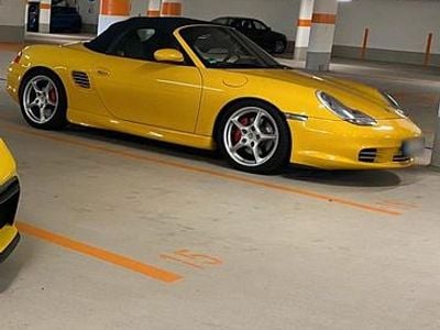 Usata Porsche 986 Boxster 260 CV (191 kW) 2003 Giallo Cabrio