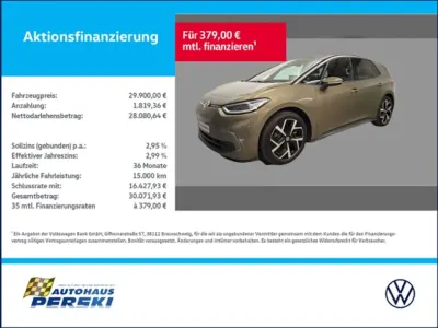 Gebraucht VW ID.3 Pro 150 kW (204 PS) 2024 Grün Kleinwagen