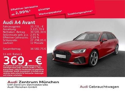 Usata Audi A4 Competition 204 CV (150 kW) 2023 Rosso Station wagon