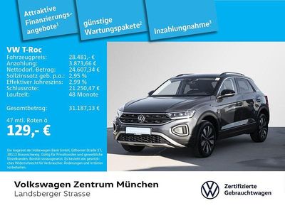 Gebraucht VW T-Roc Goal 150 PS (110 kW) 2025 Grau SUV