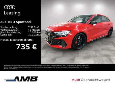 Gebraucht Audi RS3 Sportback Ambiente 400 PS (294 kW) 2026 Progressivrot metallic Kleinwagen