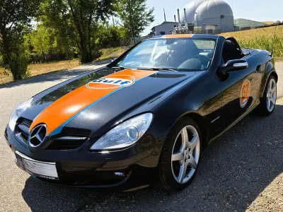 Gebraucht Mercedes SLK200 AMG 163 PS (119 kW) 2005 Schwarz Cabrio