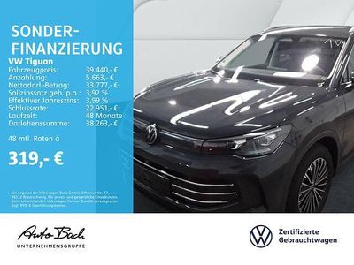 Gebraucht VW Tiguan Pro 150 PS (110 kW) 2024 Grau (uranograu) SUV