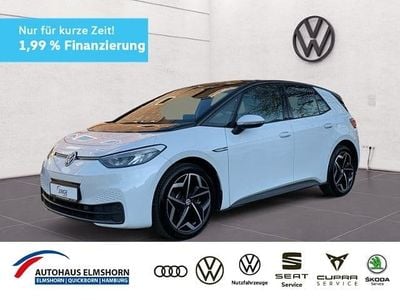 Gebraucht VW ID.3 Pro Performance 150 kW (204 PS) 2022 Gletscherweiß metallic schwar Kleinwagen