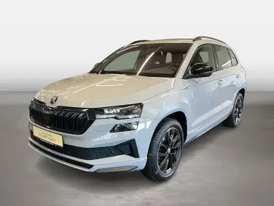 Gebraucht Skoda Karoq SportLine 190 PS (139 kW) 2023 Stahl grau SUV