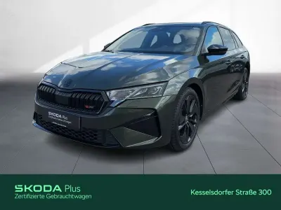 Gebraucht Skoda Octavia RS 265 PS (194 kW) 2024 Khaki grün/ sonderfarbe Kombi