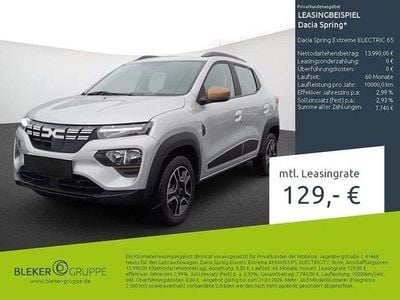 Gebraucht Dacia Spring Extreme 47 kW (65 PS) 2023 Silber Kleinwagen