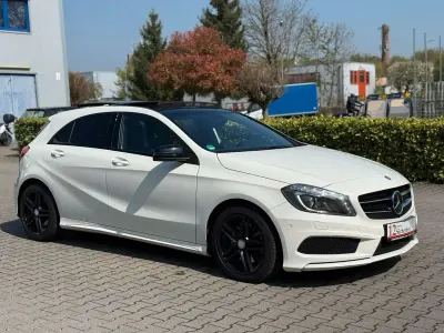 Brugt Mercedes A250 AMG line 211 HK (155 kW) 2014 Hvid Sedan