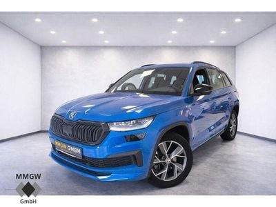 Raceblau metallic Gebraucht 2023 Skoda Kodiaq SportLine SUV | 37.990 € (Fairer Preis)