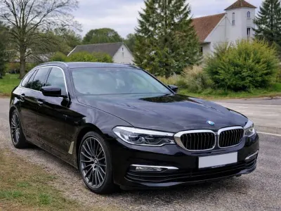 Brugt BMW 520 190 HK (139 kW) 2018 Sort Stationcar