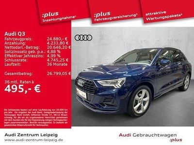Gebraucht Audi Q3 Advanced 150 PS (110 kW) 2019 Kosmosblau metallic SUV