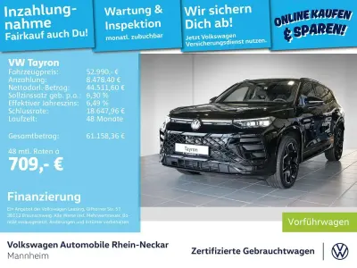 Gebraucht VW Tayron R-line 150 PS (110 kW) 2026 Grenadillschwarz metallic SUV