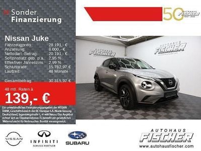 Neu Nissan Juke N-Connecta 114 PS (83 kW) 2025 Silber SUV