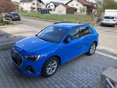 Blau Gebraucht 2021 Audi Q3 S-Line SUV | 31.500 € (Fairer Preis)