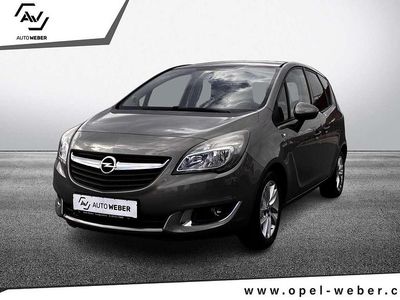 Gebraucht Opel Meriva drive 120 PS (88 kW) 2016 Muskatgrau/muskat braun(m2) Van / Kleinbus