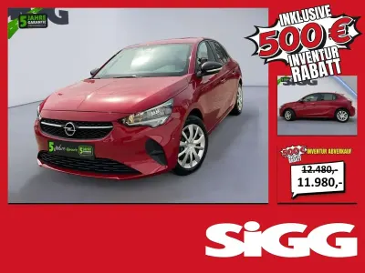 Gebraucht Opel Corsa Edition 75 PS (55 kW) 2023 Chili rot/kardio rot Kleinwagen