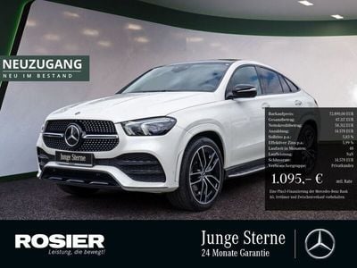 Gebraucht Mercedes GLE400 AMG 330 PS (242 kW) 2020 Weiss / diamantweiss bright Coupé