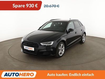 Gebraucht Audi A3 Sport 150 PS (110 kW) 2019 Mythosschwarz Limousine