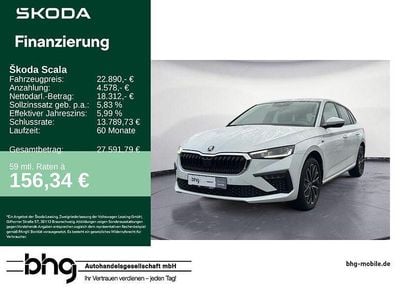 Gebraucht Skoda Scala Selection 116 PS (85 kW) 2025 Weiß Kleinwagen