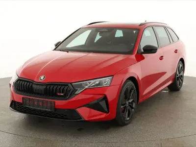 Ny Skoda Octavia RS 265 HK (194 kW) 2026 Röd Kombi