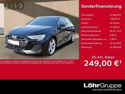 Gebraucht Audi A3 S-Line 150 PS (110 kW) 2025 Mythosschwarz metallic Limousine