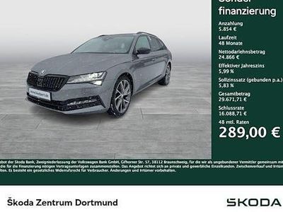 Grau Gebraucht 2022 Skoda Superb SportLine Kombi | 30.720 € (Fairer Preis)