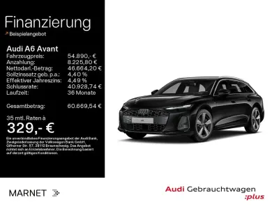 Gebraucht Audi A6 S-Line 299 PS (219 kW) 2025 Mythosschwarz metallic Kombi
