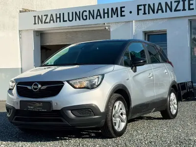 Gebraucht Opel Crossland X 82 PS (60 kW) 2018 Argonsilber/sovereign/switchbl SUV