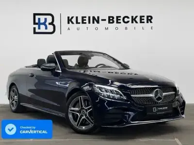 Brugt Mercedes C300 AMG line 258 HK (189 kW) 2018 Blå Cabriolet