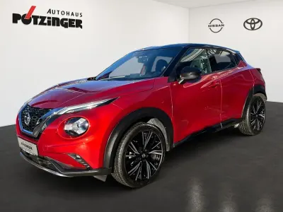 Gebraucht Nissan Juke 114 PS (83 kW) 2021 Fuji sunset red / black SUV