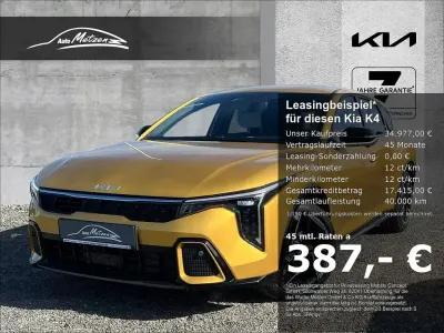 Neu Kia K4 GT-Line 179 PS (131 kW) 2026 Gelb Limousine
