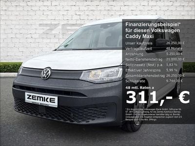 Usata VW Caddy Maxi Basis 122 CV (89 kW) 2022 Bianco Monovolume