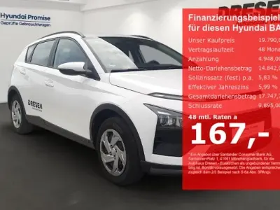 Second-hand Hyundai Bayon Select 101 CP (74 kW) 2025 Alb SUV