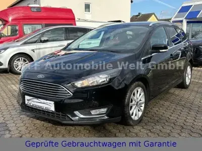 Brugt Ford Focus Titanium 125 HK (91 kW) 2017 Sort Sedan