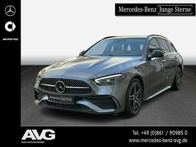 Gebraucht Mercedes C220 AMG 200 PS (147 kW) 2024 Lack selenitgrau Kombi