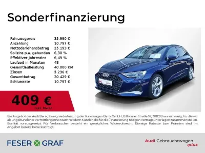 Gebraucht Audi A3 S-Line 204 PS (150 kW) 2025 Navarrablau metallic Limousine