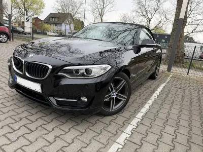 Second-hand BMW 218 150 CP (110 kW) 2016 Negru Cabrio