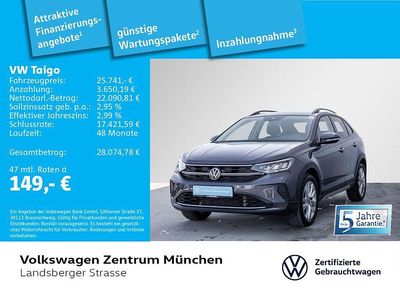 Gebraucht VW Taigo Move 150 PS (110 kW) 2024 Grau SUV